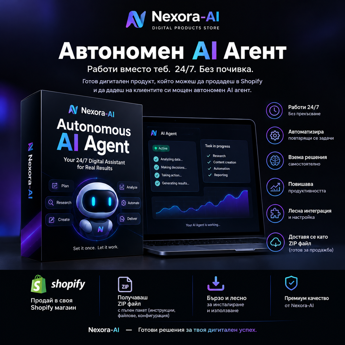 Nexora-AI • Автономен AI Агент •